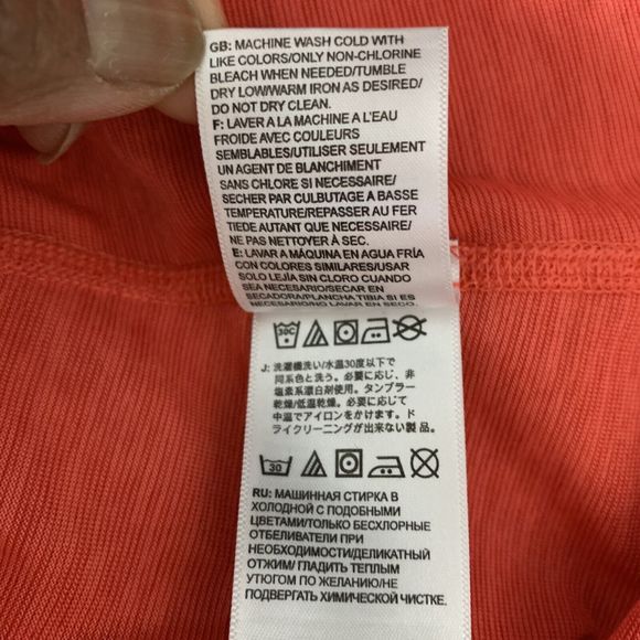 The North Face Women’s L Tank Racerback Workout Active Top Flash dry Orange - Picture 11 of 11